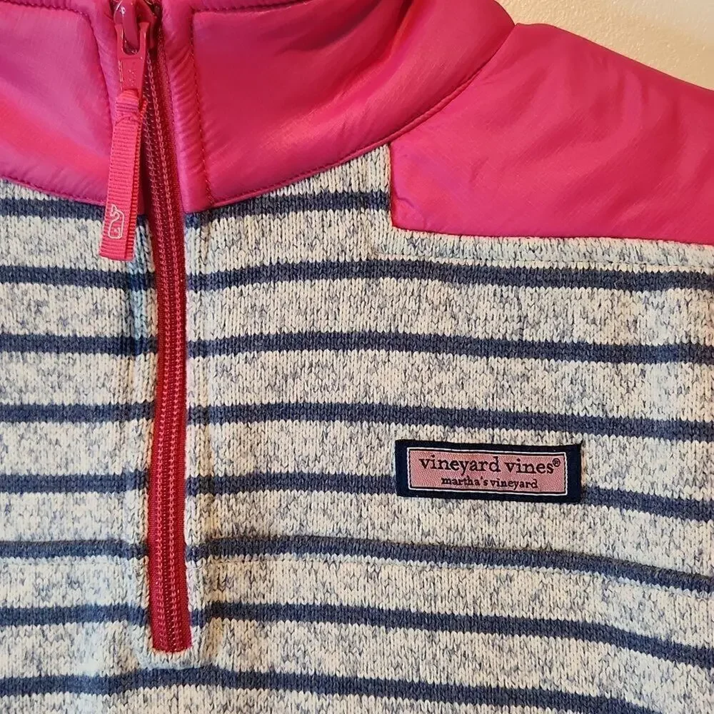 Vineyard Vines Women's 1/4 Zip Pullover Sweater Long Sleeve Size XS STYLE 2K0842 - Picture 5 of 14